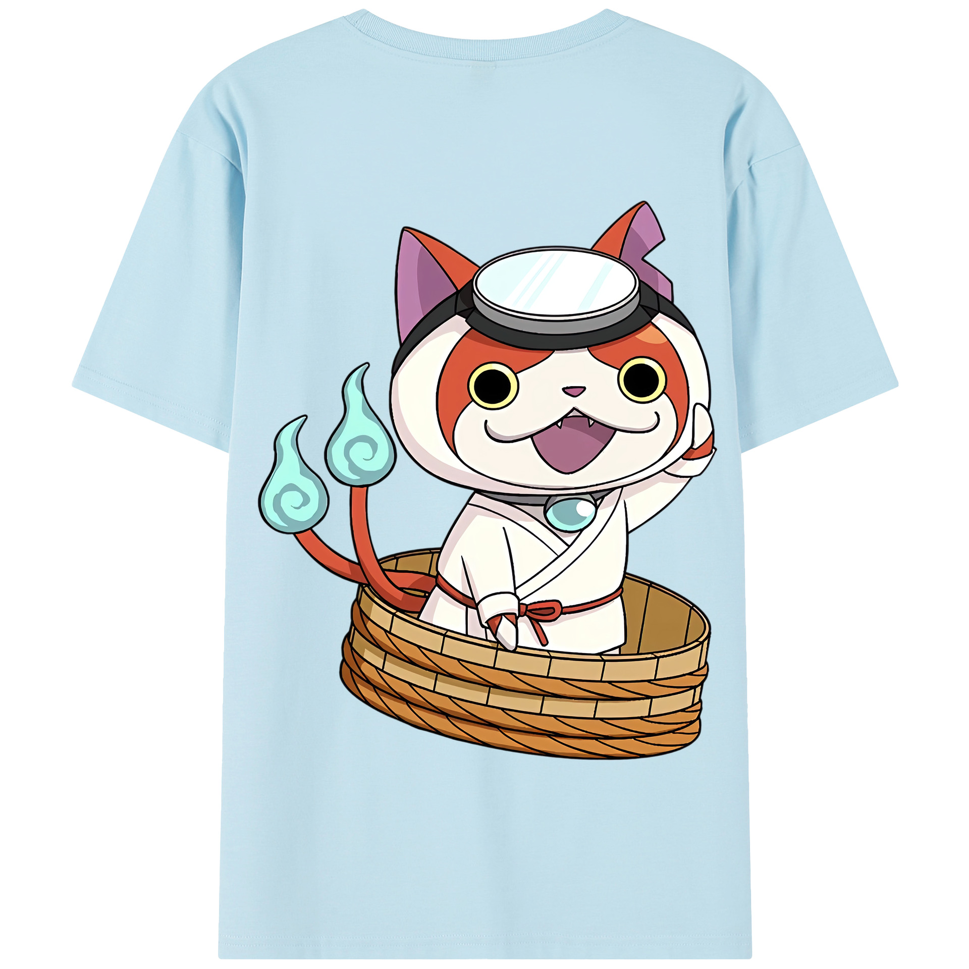 （画像用） 妖怪ウォッチ Yo-kai Watch 綿100％半袖Tシャツ（背面プリント）